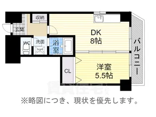 アーバンドエル御器所通【8階】の間取り