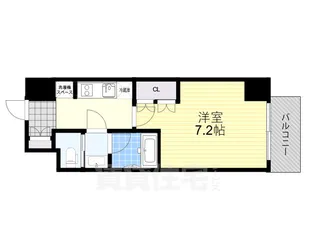 ザ・パークハビオ塚本【6階】の間取り