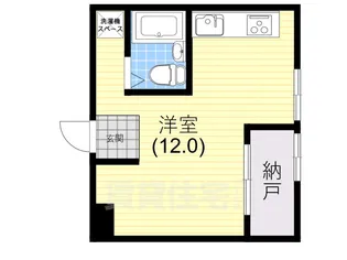 鶯橋マンション【3階】の間取り