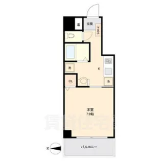 アーバンフラッツ伏見【11階】の間取り