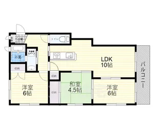 パラディオン【1階】の間取り