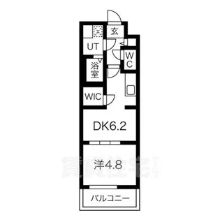 ファステート京都壬生フィエロ【4階】の間取り