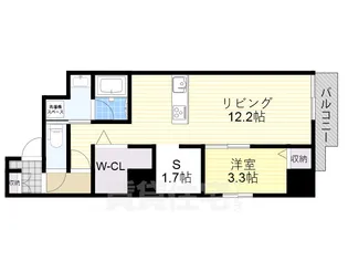 facile voieur【7階】の間取り