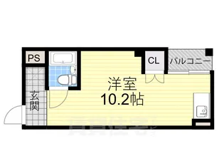 サニーサイド吉田駅前【4階】の間取り