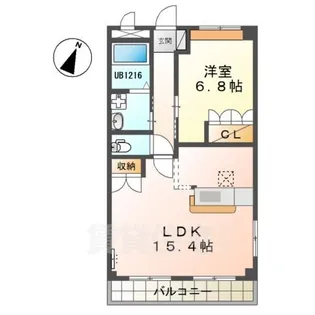 コンフォース【1階】の間取り