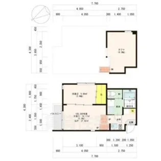 ヴィオラ大幸【2階】の間取り