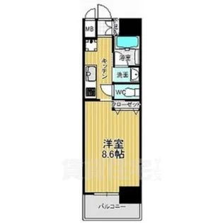 愛知県名古屋市西区名駅3丁目【マンション】の間取り