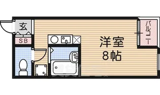 プラザ武庫川【2階】の間取り