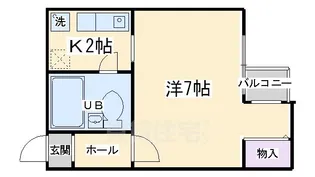 CASA聚楽(カーサ)【5階】の間取り