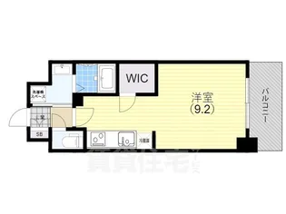 プレサンス神戸水木通ルミエス【11階】の間取り