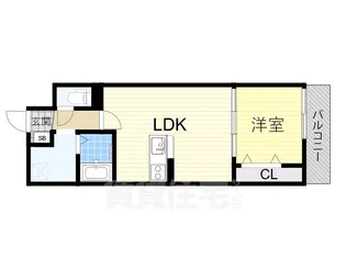大阪府堺市堺区甲斐町東1丁【マンション】の間取り