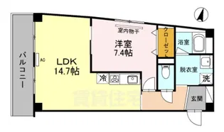 コモダ カーサ エンマ【3階】の間取り