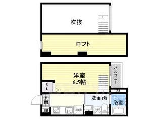 兵庫県尼崎市長洲東通3丁目【アパート】の間取り