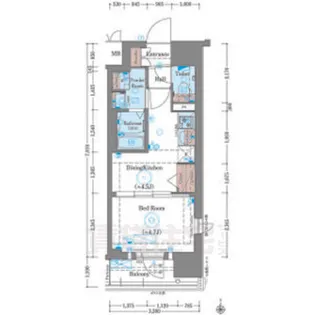 プラシード京都【6階】の間取り