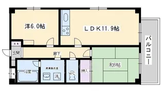 シャン・デ・リ【3階】の間取り