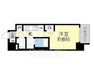 プレサンス野江内代ペルティエ【11階】の間取り