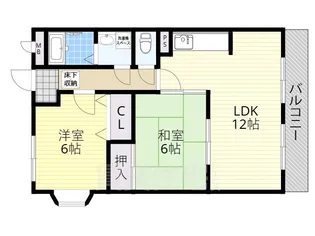 RIVER ANNE RENA【3階】の間取り