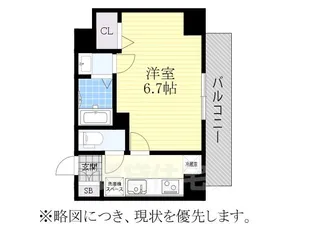 ディアレイシャス今池【15階】の間取り