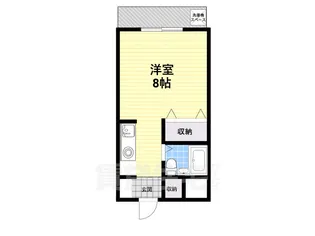 ビクトワール八木【2階】の間取り