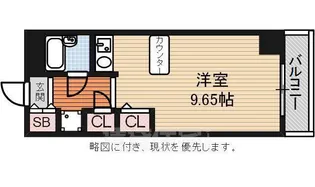 デトム・ワン烏丸五条【6階】の間取り