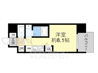 セレニテ十三ミラク【9階】の間取り