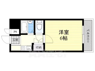 1Kの間取り画像