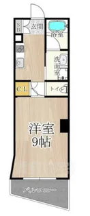 1Kの間取り画像