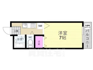ハイムユアーズ【4階】の間取り