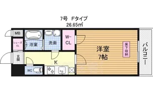 スプランディッド新大阪DUE【8階】の間取り