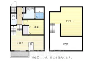 ヴィラパラシオ吉塚【2階】の間取り