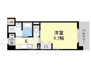 フィオレ・レジデンス出島海岸通【2階】の間取り
