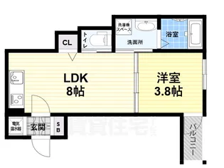 パルティール武庫川2【1階】の間取り