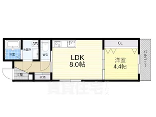 DOTTO FIRST【3階】の間取り
