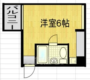 リエス東堀川【7階】の間取り