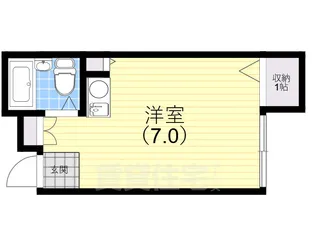 サングレイス板宿【4階】の間取り
