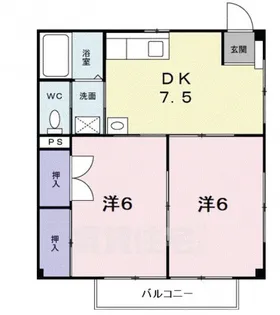エルカーサ熊野【2階】の間取り