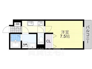 LIVIAZ KITAOSAKA BREZZA【5階】の間取り