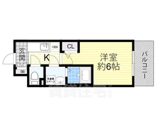 エスリードレジデンス梅田グランゲート【14階】の間取り