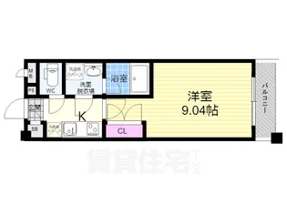 HF烏丸鞍馬口レジデンス【5階】の間取り