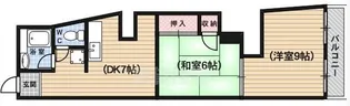アサヒマンション(旧アサヒビル)【4階】の間取り