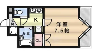 ハウスセゾン鞍馬口【302号室】の間取り