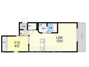 Sempre Vitaさくら夙川【2階】の間取り