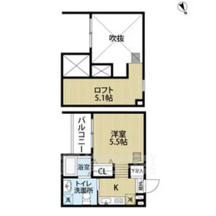 sofitel 鶴里【1階】の間取り