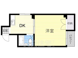 ヴィラ盛都2【2階】の間取り