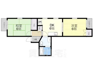 中村マンション【1階】の間取り