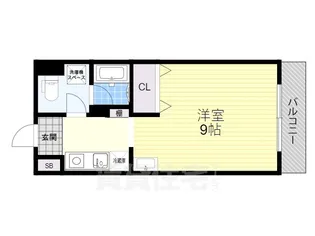 1Kの間取り画像