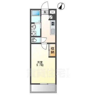 カーサ クレディール3【1階】の間取り