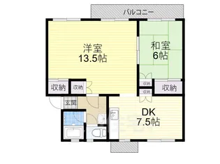 新金岡町2丁4住宅【4階】の間取り