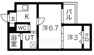 大阪府堺市堺区三宝町5丁【マンション】の間取り