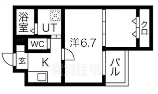 大阪府堺市堺区三宝町5丁【マンション】の間取り